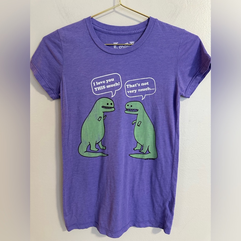Local Celebrity Purple Graphic Tee in Small. New without tag